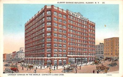 Albany Garage Building New York Postcard