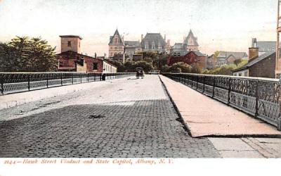 Hawk Street Viaduct Albany, New York Postcard