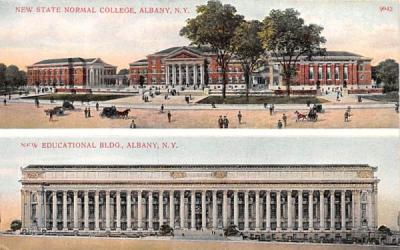 New State Normal College Albany, New York Postcard