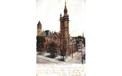 St Peter's Episcopal Church Albany, New York Postcard