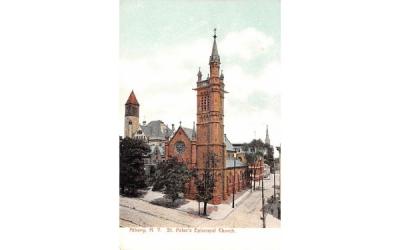 St Peter's Episcopal Church Albany, New York Postcard