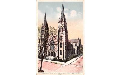 Cathedral of the Immaculate Conception Albany, New York Postcard