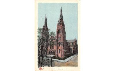 Cathedral Albany, New York Postcard
