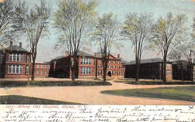 Albany City Hospital New York Postcard