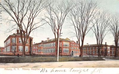 Albany Hospital New York Postcard