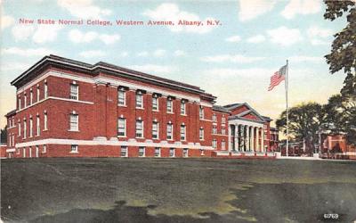 New State Normal College Albany, New York Postcard