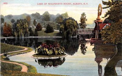 Lake of Wolfoorts Roost Albany, New York Postcard