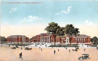 NY State Normal School Albany, New York Postcard
