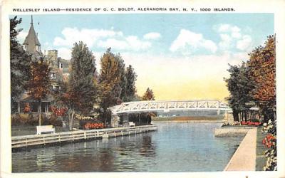 Wellesley Island Alexandria Bay, New York Postcard