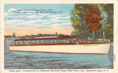 Uncle Sam Alexandria Bay, New York Postcard