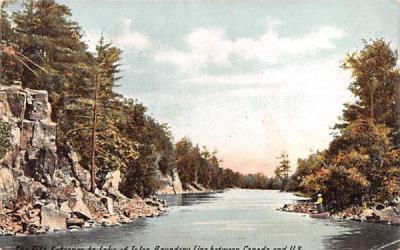 Rift Entrance to the Lake of Isles Alexandria Bay, New York Postcard