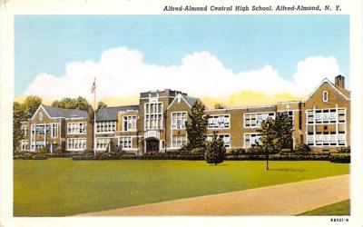 Alfred-Almond Central High School New York Postcard