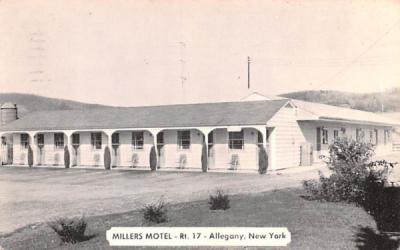 Millers Motel Allegany State Park, New York Postcard