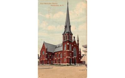 First Methodist Church Amsterdam, New York Postcard