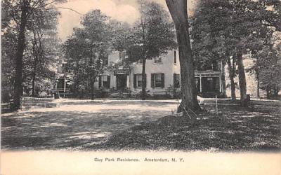 Guy Park Residence Amsterdam, New York Postcard