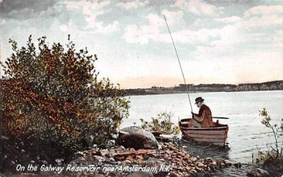 Galway Reservoir Amsterdam, New York Postcard