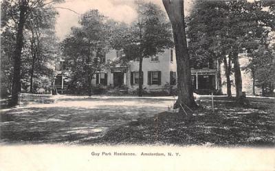 Guy Park Residence Amsterdam, New York Postcard