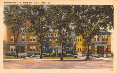 Amsterdam City Hospital New York Postcard