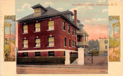 New Nurses' Home Amsterdam, New York Postcard