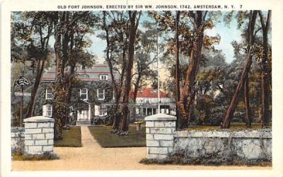 Old Fort Johnson Amsterdam, New York Postcard
