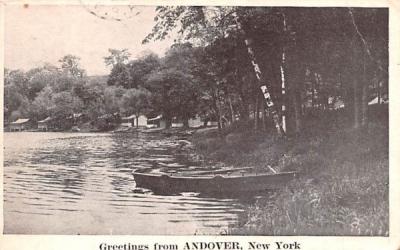 Greetings From Andover, New York Postcard
