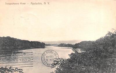 Susquehanna River Apalachin, New York Postcard