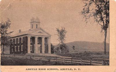 Argyle High School New York Postcard