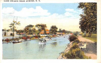 Lake Owasco Auburn, New York Postcard