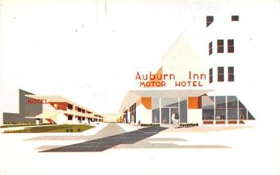Auburn Inn Motor Hotel New York Postcard