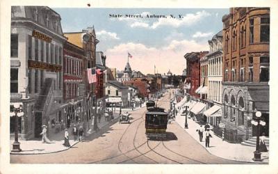 State Street Auburn, New York Postcard