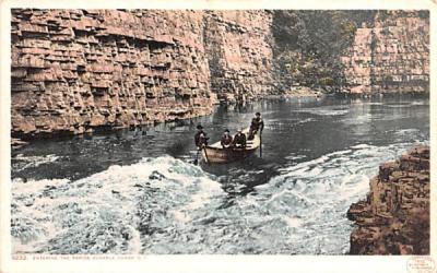 Entering the Rapids Ausable Chasm, New York Postcard