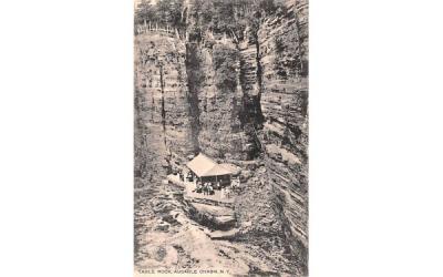 Table Rock Ausable Chasm, New York Postcard
