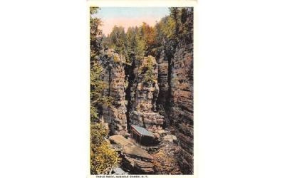 Table Rock Ausable Chasm, New York Postcard