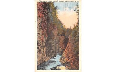 Cathedral Rocks Ausable Chasm, New York Postcard