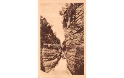 Chasm from Column Rocks Ausable Chasm, New York Postcard