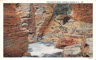 Devil's Oven Ausable Chasm, New York Postcard