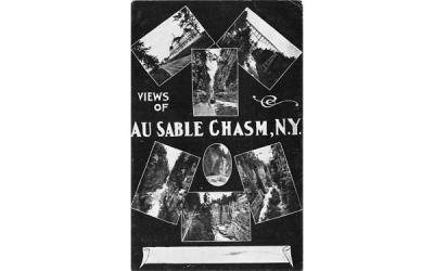 Views Ausable Chasm, New York Postcard