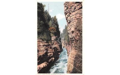 Post Office Ausable Chasm, New York Postcard