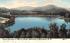Early morning on Mirror Lake Adirondack Mountains, New York Postcard