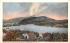 Forest fire on Whiteface Mountain Adirondack Mountains, New York Postcard