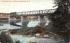 Mohawk River Bridge Amsterdam, New York Postcard