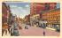East Main Street Amsterdam, New York Postcard