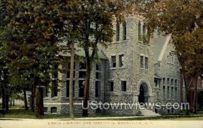 Erwin Library - Boonville, New York NY Postcard