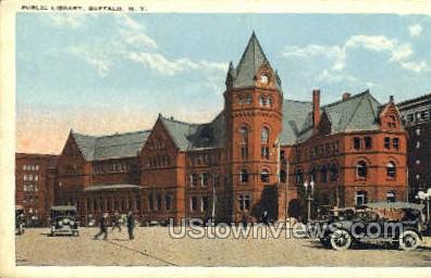 Public Library - Buffalo, New York NY Postcard