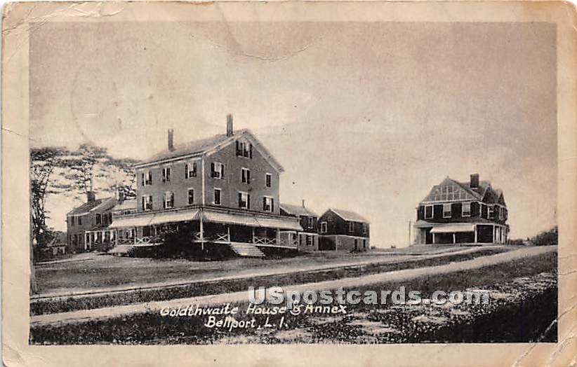 Goldthwaite House & Annex - Bellport, New York NY Postcard