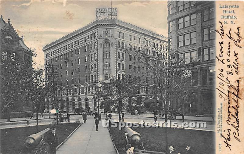 Lafayette Hotel - Buffalo, New York NY Postcard