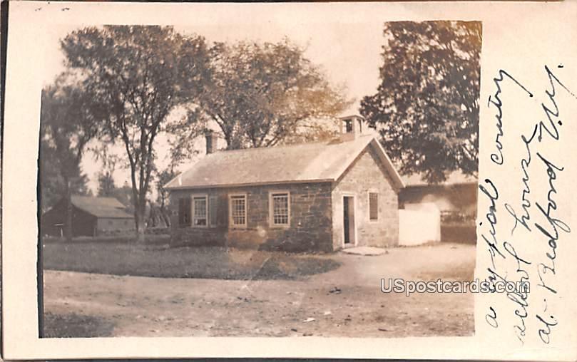 Typical Country School House - Bedford, New York NY Postcard