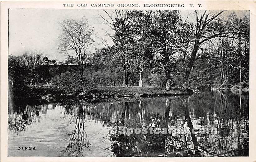 Old Camping Ground - Bloomingburg, New York NY Postcard