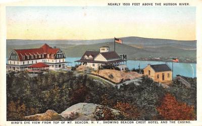 From Top of Mt Beacon New York Postcard