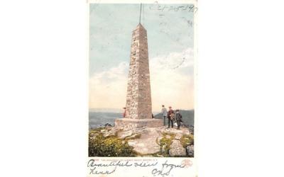 Monument on Summit Beacon, New York Postcard
